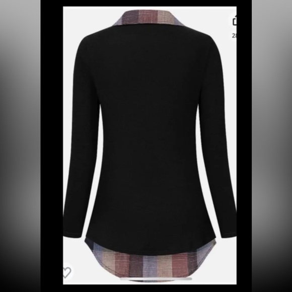 Womens 2 pack twofer blouse. Size Small. Both NEW! - Picture 3 of 5